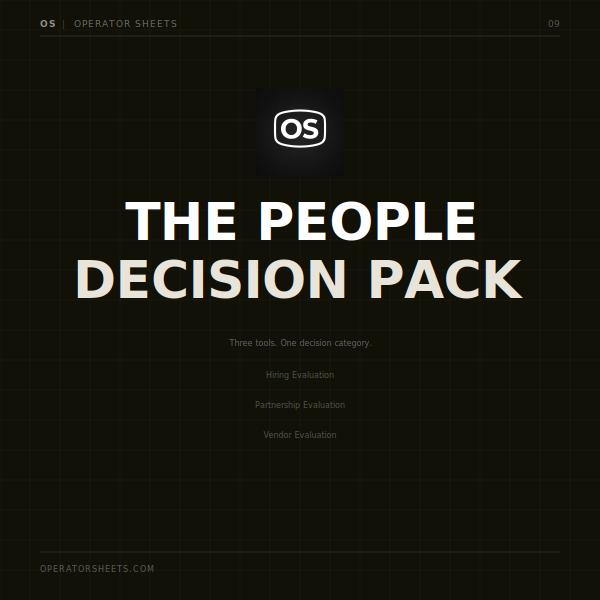 The People Decision Pack