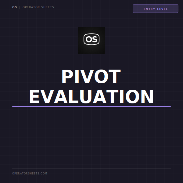 Pivot Evaluation